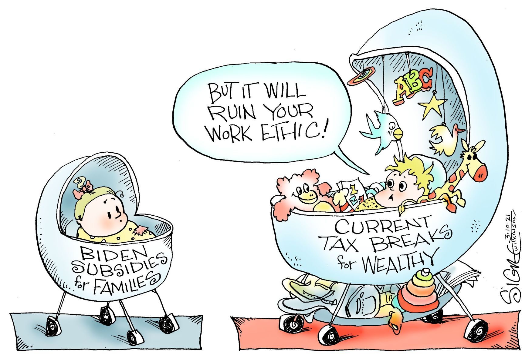 Signe Wilkinson cartoon